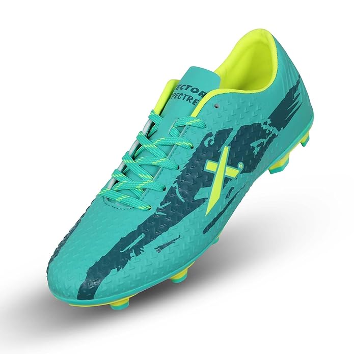 Vector X Spectre 2.0 Football Shoes for Men – Textured Upper, Double-Colored TPU Sole, Padded Footbed & Premoulded Heel for Superior Grip & Comfort - Best Price online Prokicksports.com