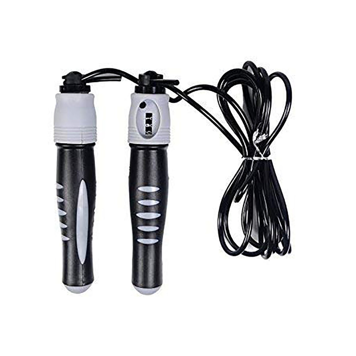 Vector X VX-950 Manual Counter Jump Rope | Adjustable Skipping Rope with Built-in Counter | Ideal for Cardio, Fitness & Weight Loss – Black - Best Price online Prokicksports.com