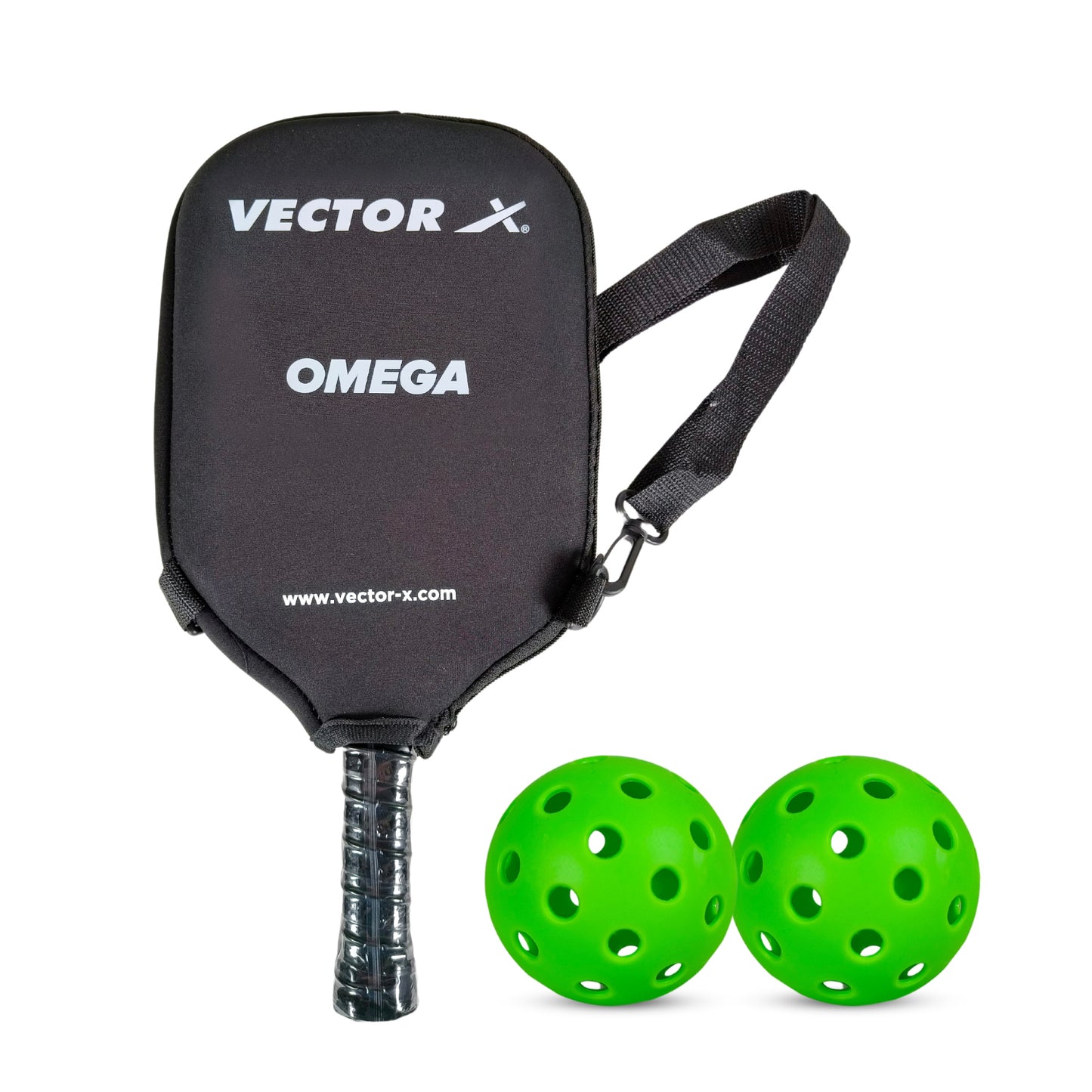 Vector X Pickle Ball Racket Omega High-Quality Paddle with Premium Grip - Best Price online Prokicksports.com