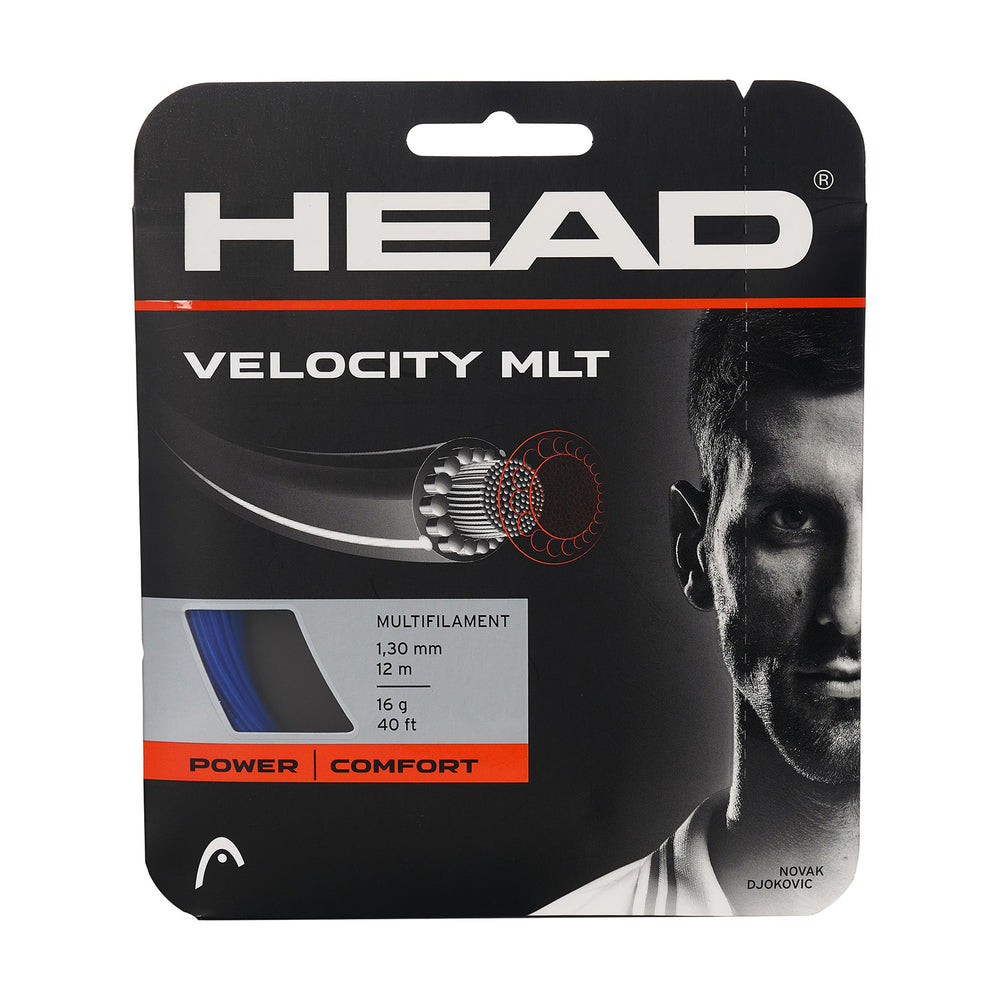 Head Velocity MLT 16 Tennis String Blue – Arm-Friendly Multifilament String for Power, Comfort, and Control for Intermediate to Advanced Tennis Players - Best Price online Prokicksports.com