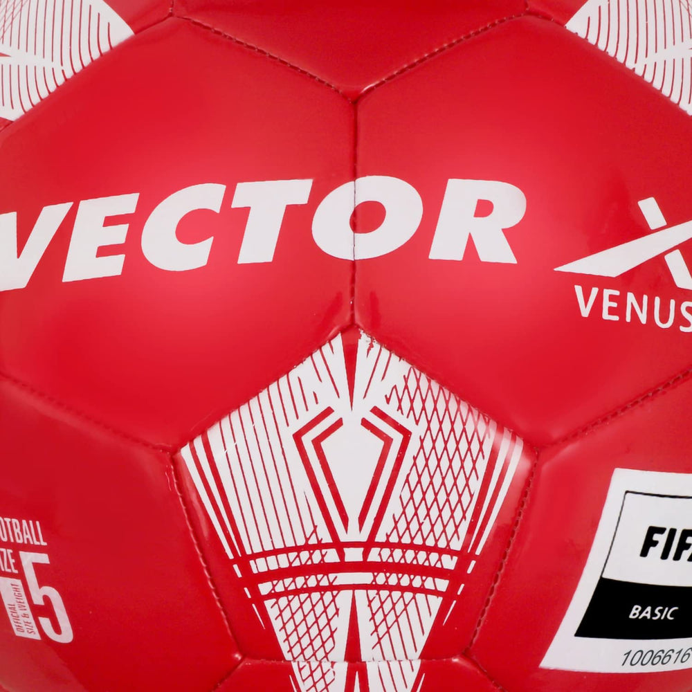 Vector X Venus TPU Machine Stitched Football Size 5 | FIFA BASIC Certified Indoor & Outdoor Match & Training Football - Best Price online Prokicksports.com