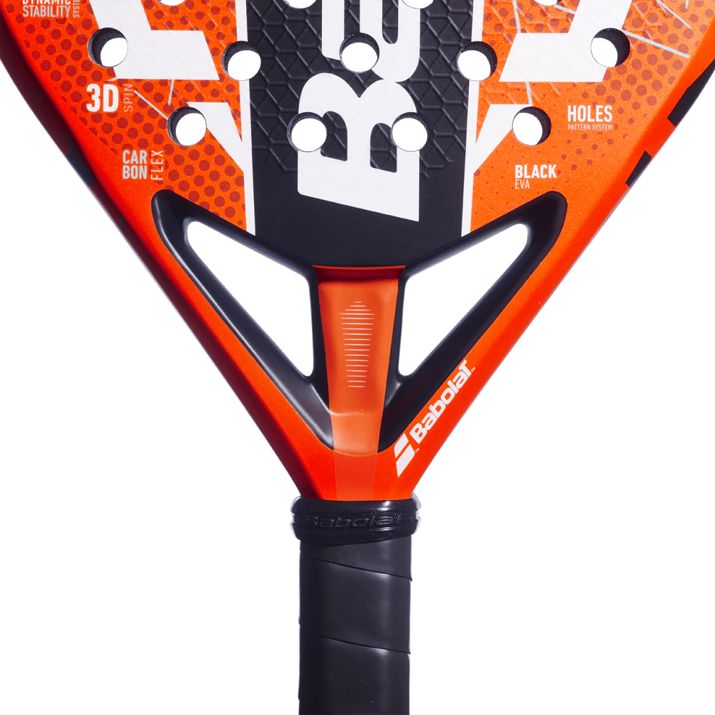 Babolat Veron Juan Lebrón 3.0 Padel Racquet | Carbon Flex Diamond Paddle with Black EVA Core & 3D Spin