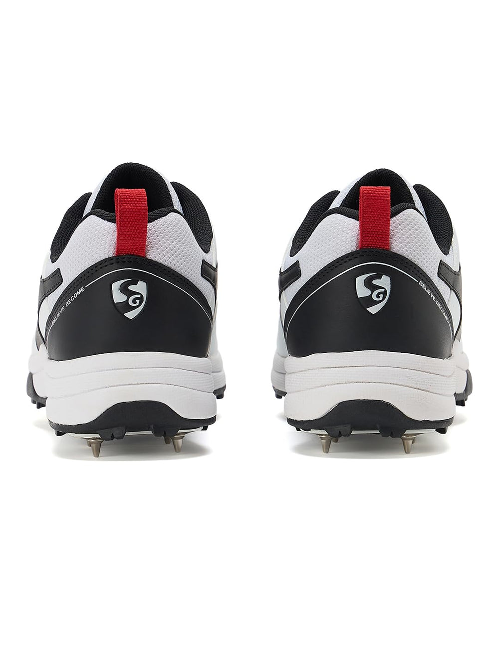 SG Savage Max Metal Spikes Cricket Shoes , Professional Cricket Footwear with Metal Spikes for Superior Turf Grip - Best Price online Prokicksports.com