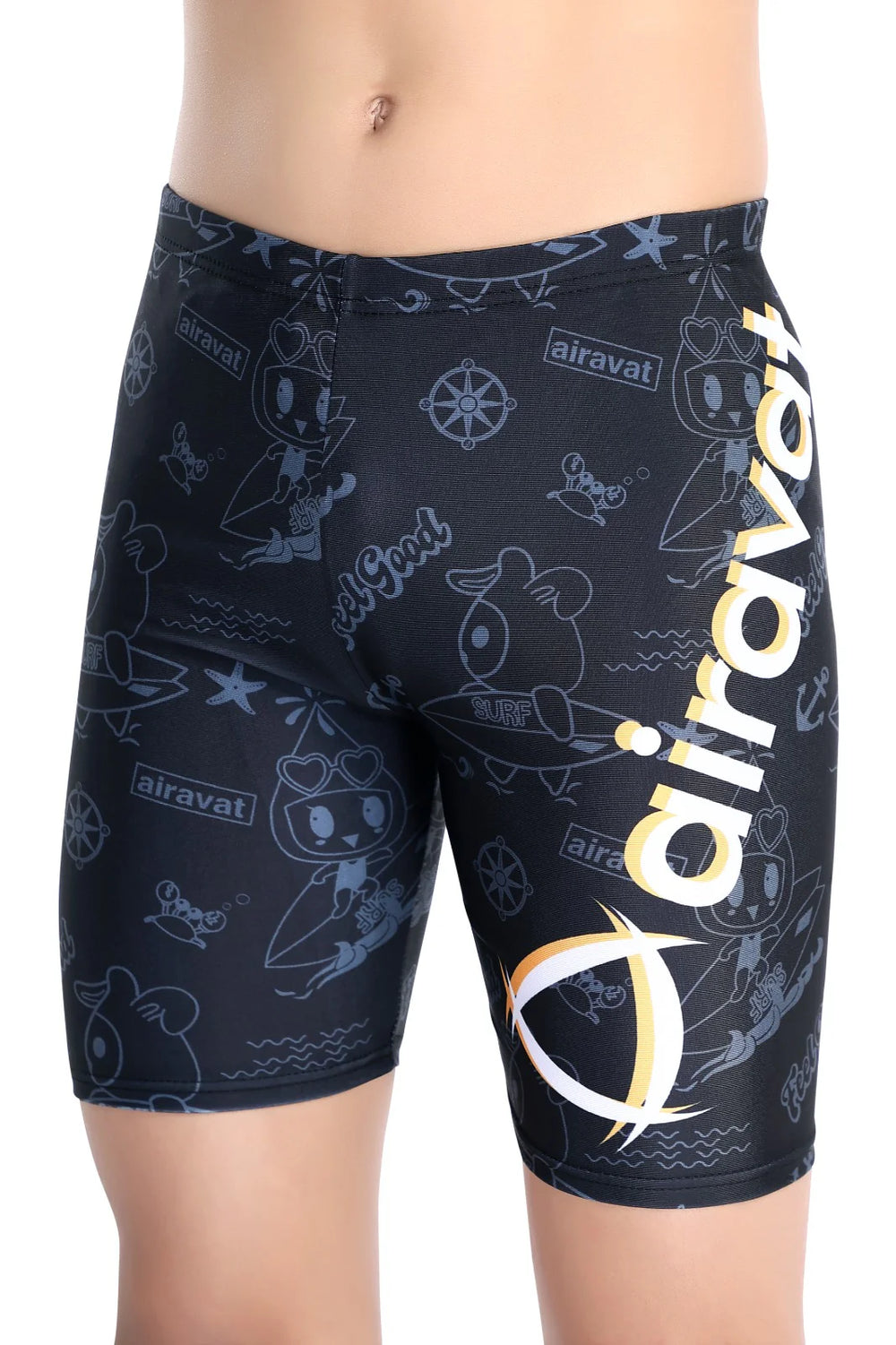Airavat Neptune 1507 Kid’s Swimming Jammer | Quick-Dry, Stretchable & Comfortable Swim Shorts | Durable Chlorine-Resistant Boys & Girls Swimwear | Ideal for Training & Pool - Best Price online Prokicksports.com