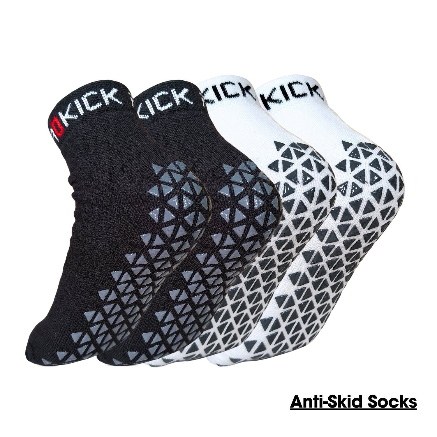 Prokick Anti Skid Socks for Men & Women, 2 Pairs - Best Price online Prokicksports.com