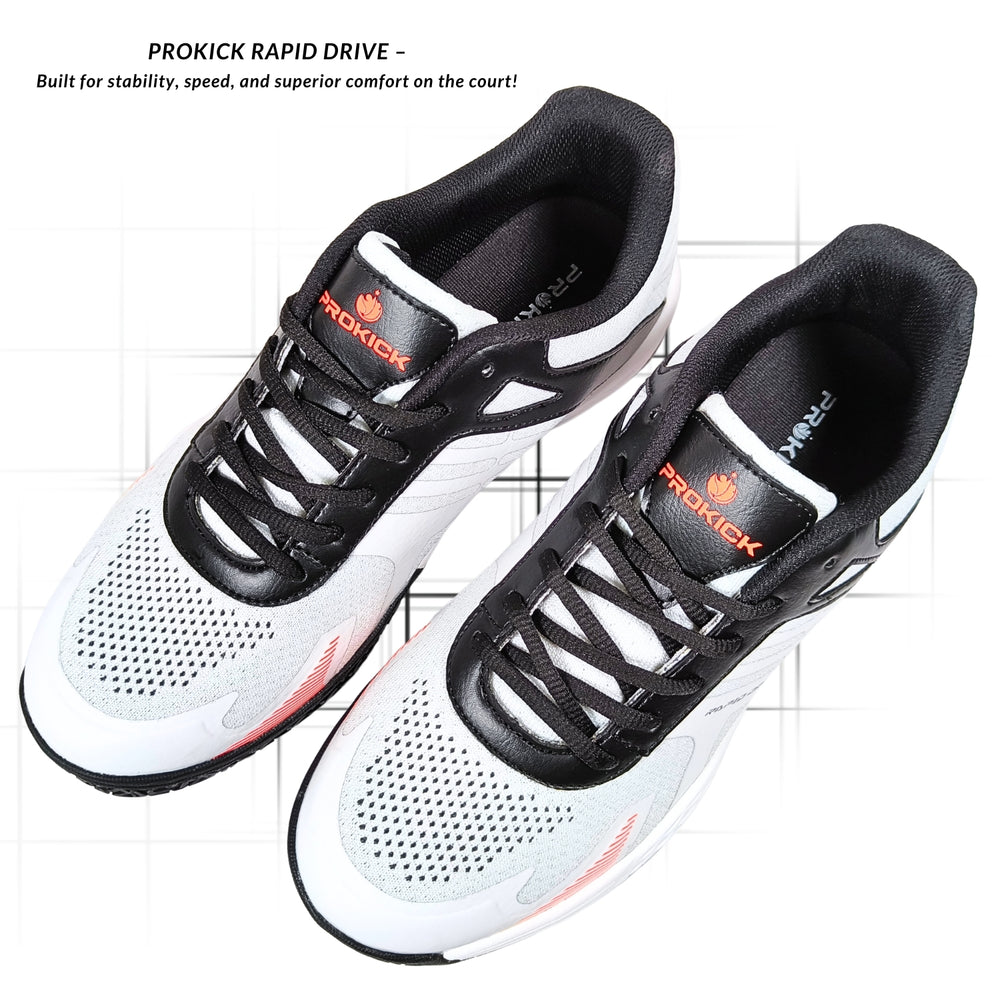 Prokick Rapid Drive Non-Marking Badminton/Court Shoes Lightweight & Comfort Badminton Shoes Best for Squash, Table Tennis, Volleyball, Basketball, Pickleball & Indoor Sports - Best Price online Prokicksports.com