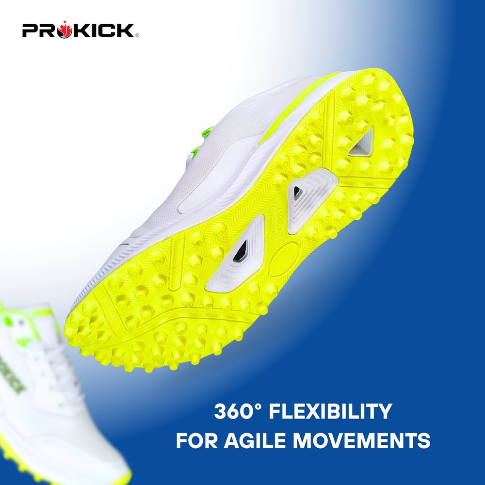 Prokick Fusion 2.0 Cricket Shoes | Lightweight Rubber Shoes | Men's Cricket Footwear | Durable Sports Shoes for Turf & Ground | Anti-Slip Grip | Breathable Comfort - Best Price online Prokicksports.com