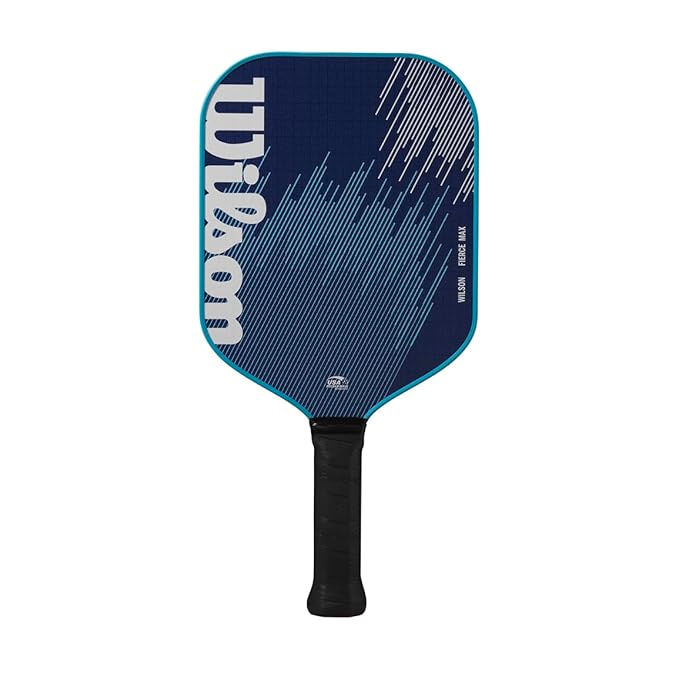 Wilson Fierce Max Pickleball Paddle - Grip Size 2 (4 1/4) - Lightweight 234g - Blue - Best Price online Prokicksports.com