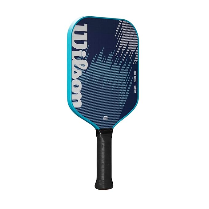 Wilson Fierce Max Pickleball Paddle - Grip Size 2 (4 1/4) - Lightweight 234g - Blue - Best Price online Prokicksports.com
