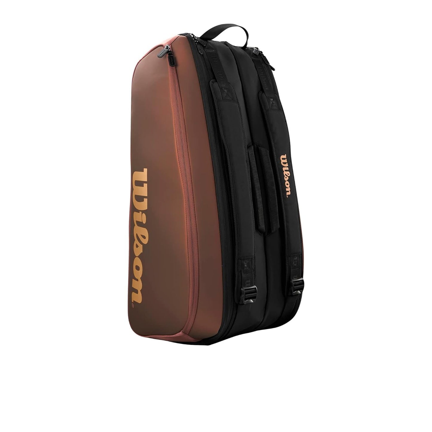 Wilson Super Tour Pro Staff V14 15PK Racquet Bag, Black/Brown - Best Price online Prokicksports.com