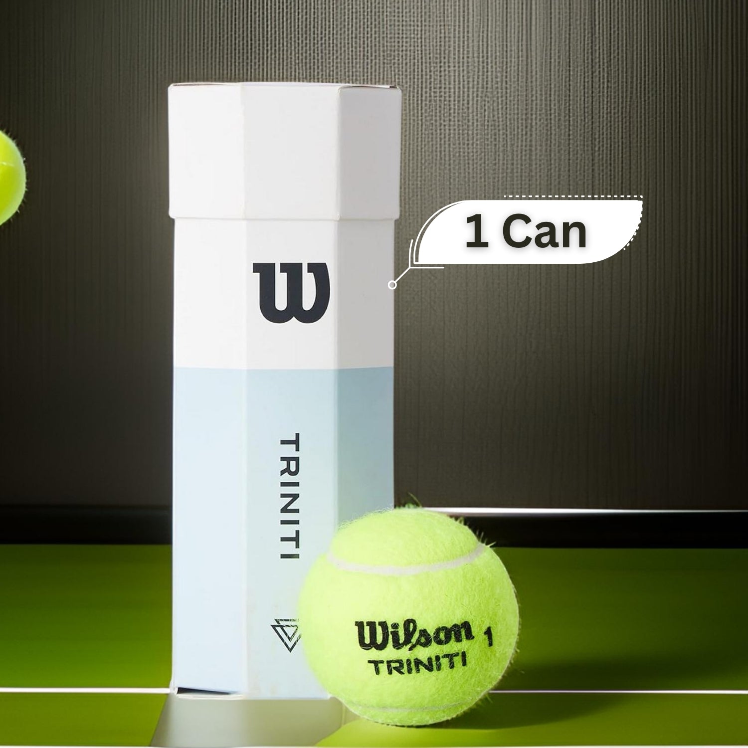 Wilson Triniti Pro Palline Da Tennis | 4 Palline Con Sleeve | Feltro Intrecciato - Foto 7