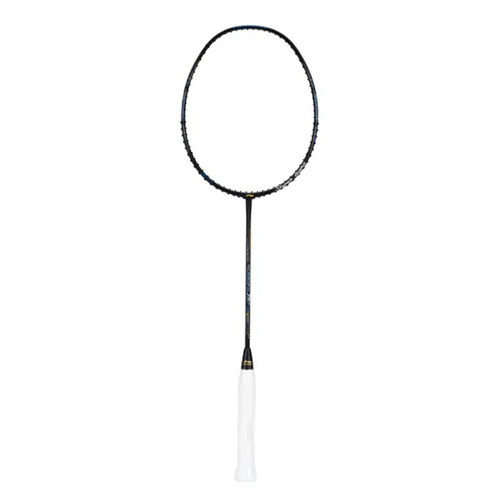 Li-Ning Windstorm 79 H Badminton Racket | Ultra-Lightweight 79g Unstrung Racquet | G6 Grip for Fast Swing & Superior Control | Black | High-Tension Carbon Fiber Frame - Best Price online Prokicksports.com
