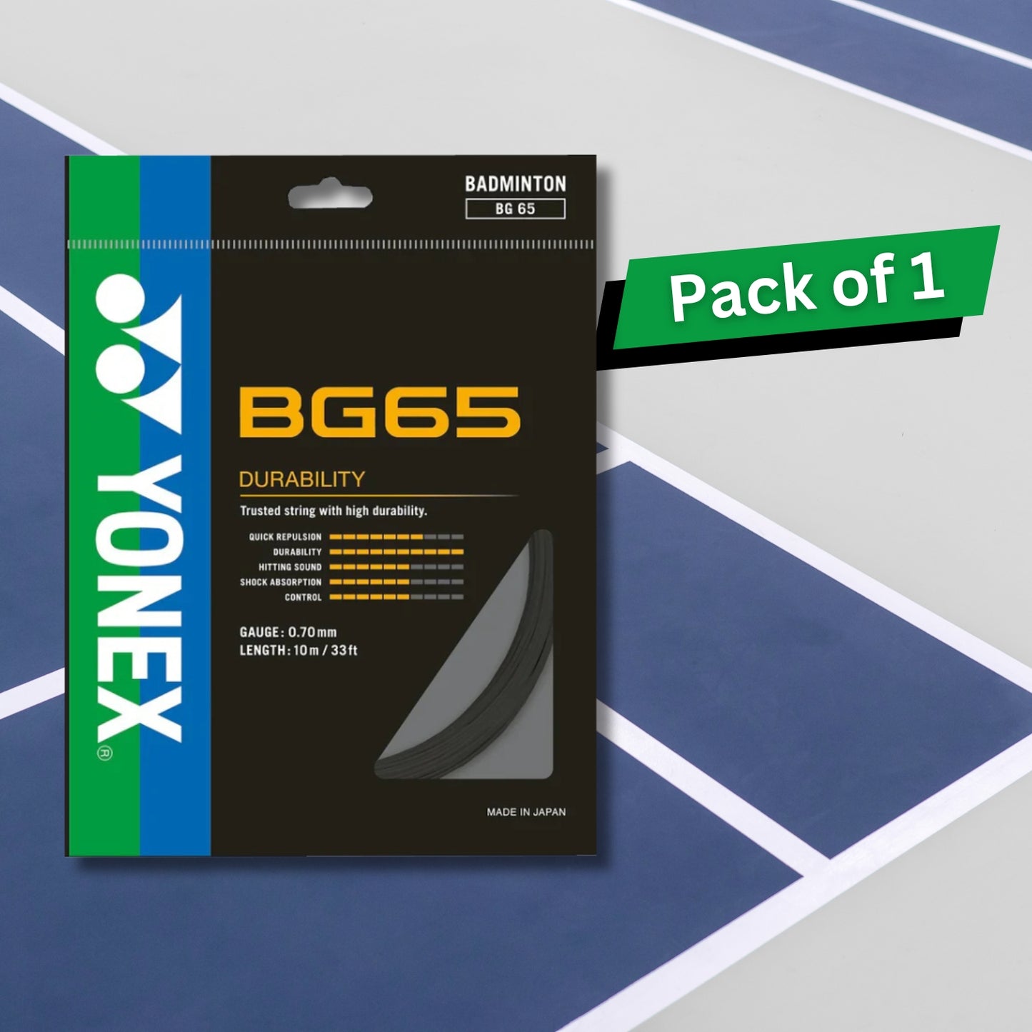 Yonex BG 65 Badminton String - Best Price online Prokicksports.com