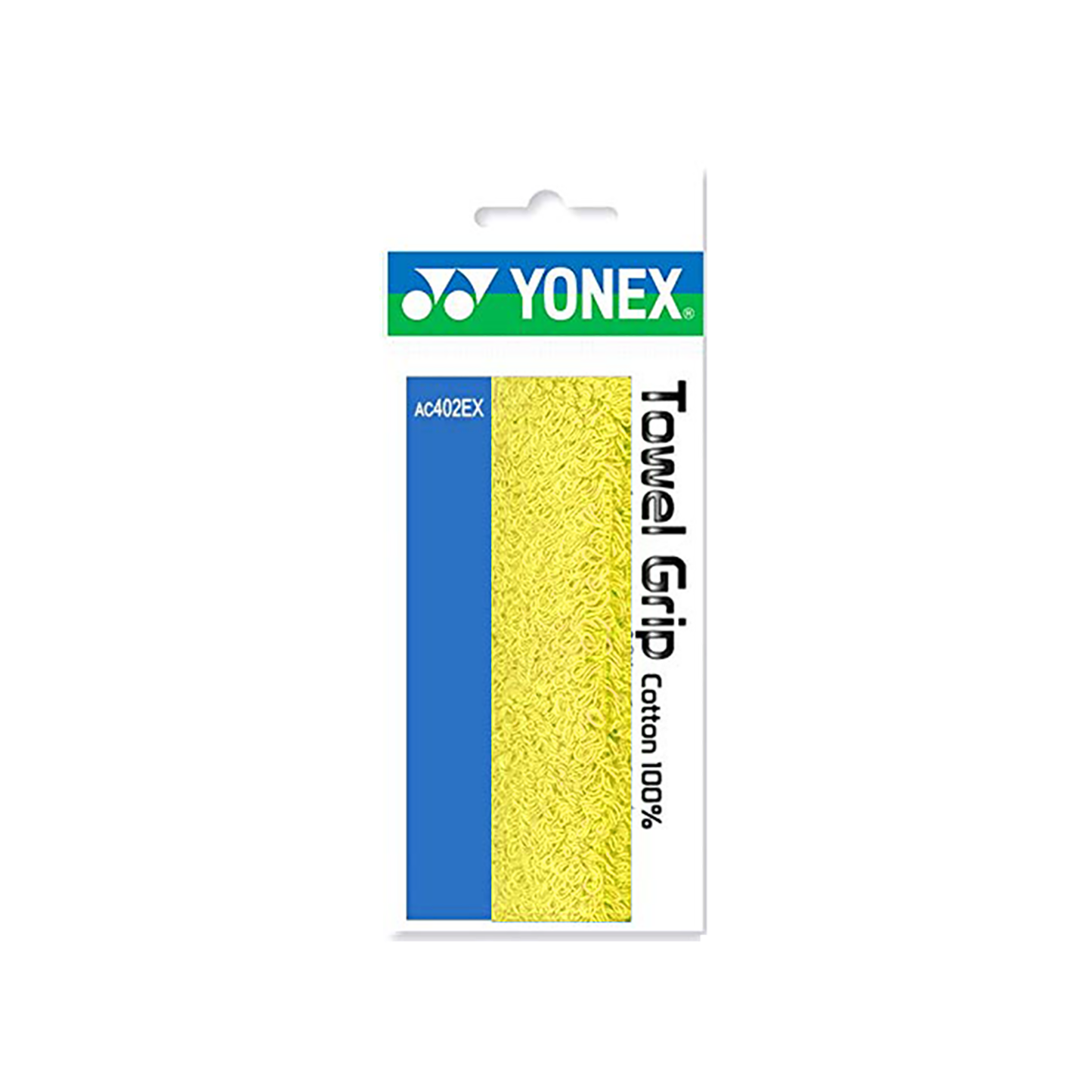 Yonex AC 402 EX Cotton Towel Badminton Racket Grip 1 Pc Anti-Slip Overgrip for Sweat Absorption and Comfort in Match & Training Use - Best Price online Prokicksports.com