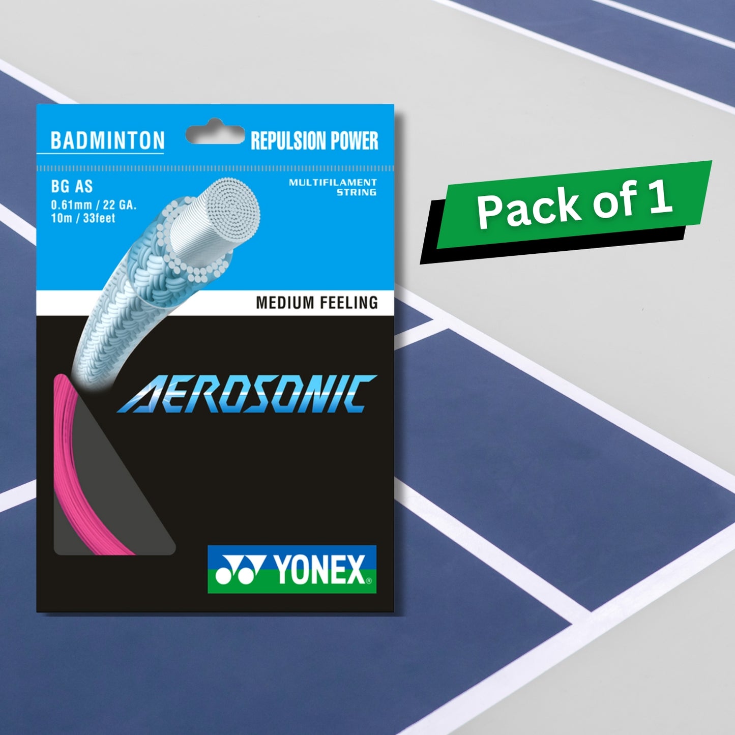 Yonex Aerosonic Badminton String - Best Price online Prokicksports.com