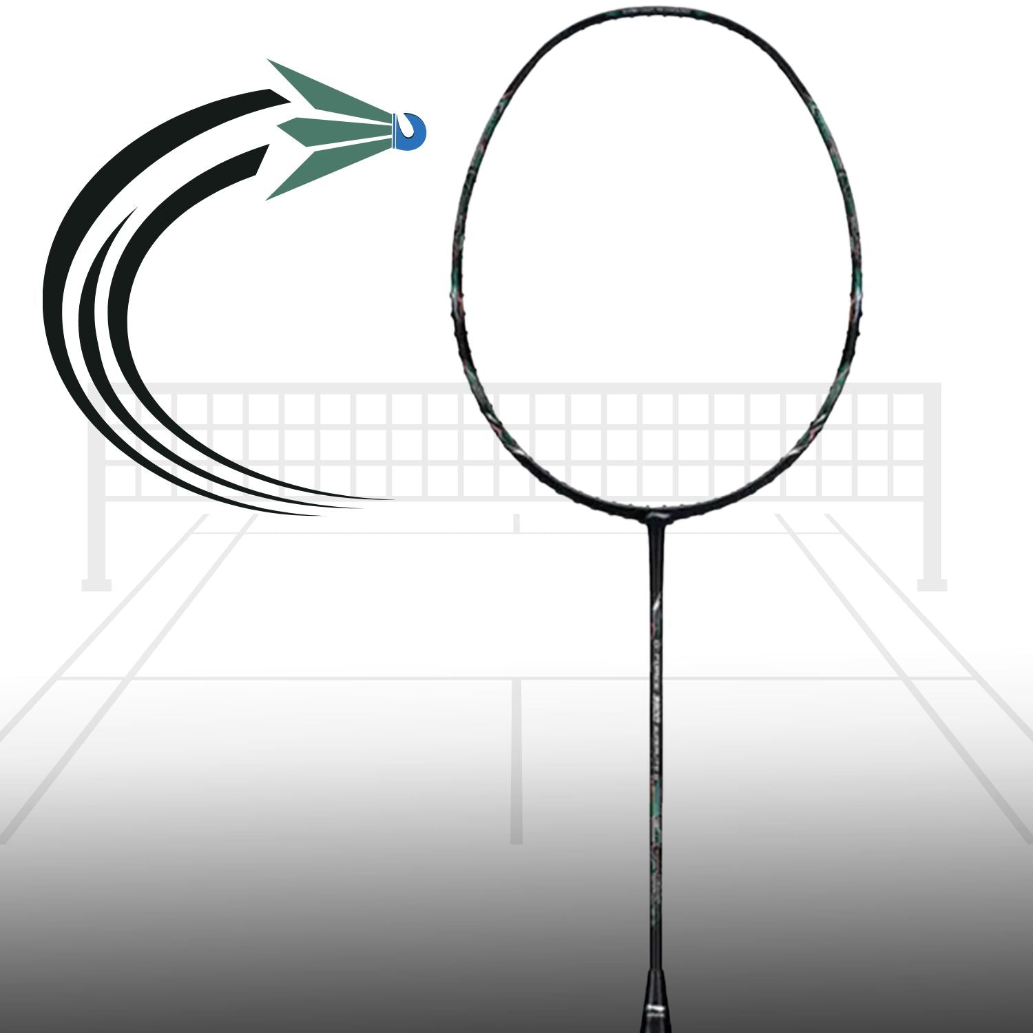 Li-Ning G-Force 3800 Superlite II Carbon-Fiber Pre-strung Badminton Racquet | Lightweight Racket with Free Full Cover for Power and Precision - Best Price online Prokicksports.com