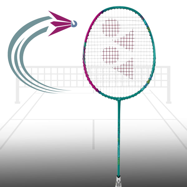 Yonex Astrox 02 Feel Strung Badminton Racquet, Turquoise