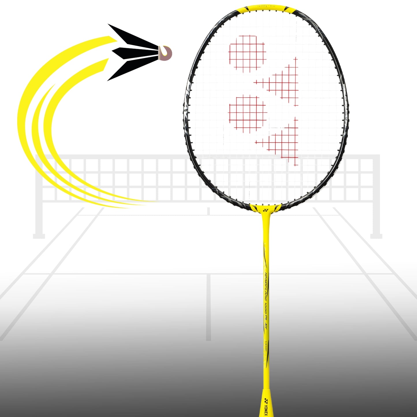 Yonex Nanoflare 1000 Play Badminton Racquet, Lightning Yellow - Best Price online Prokicksports.com