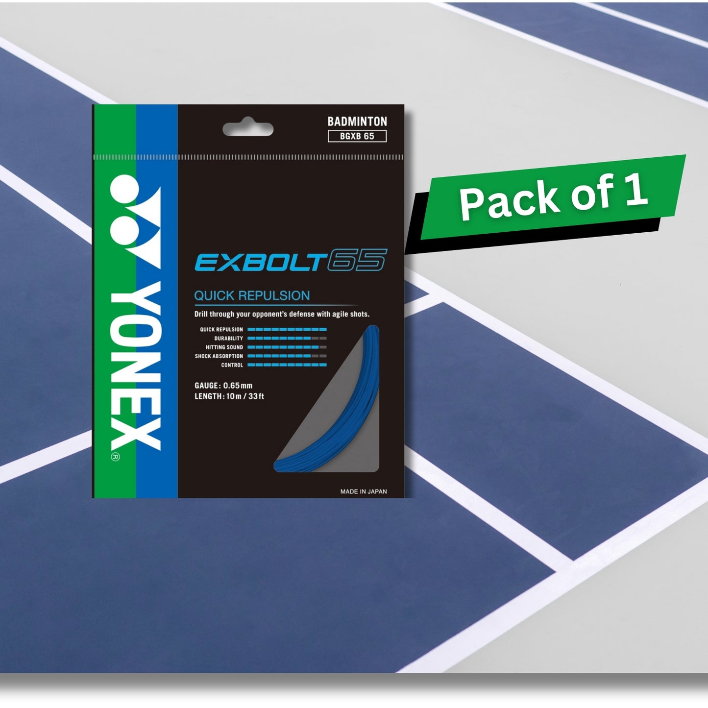 Yonex Exbolt 65 Badminton String - Best Price online Prokicksports.com
