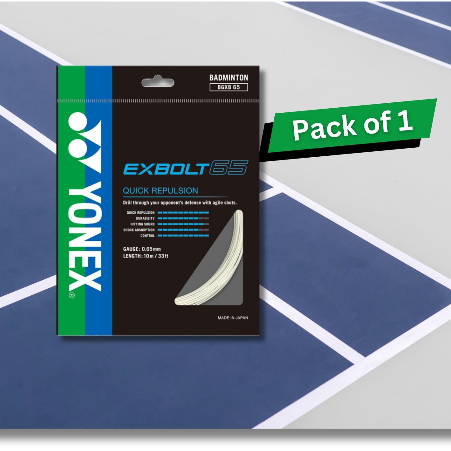 Yonex Exbolt 65 Badminton String - Best Price online Prokicksports.com