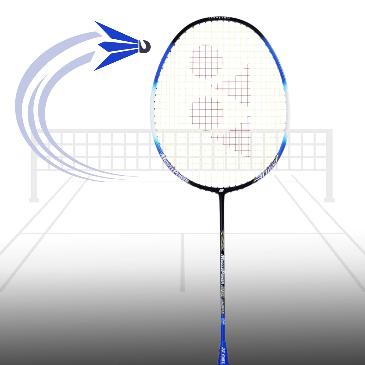 Yonex Muscle Power 22 Light Badminton Racket, Black/Blue - Best Price online Prokicksports.com