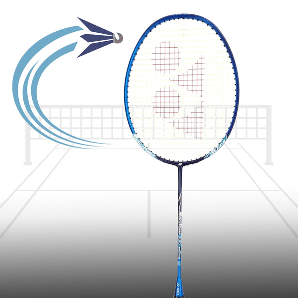 Yonex Muscle Power 33 Light 4U4 Badminton Racket – Blue Strung Graphite Racquet for Beginners & Intermediates with Fast Swing and Power Control