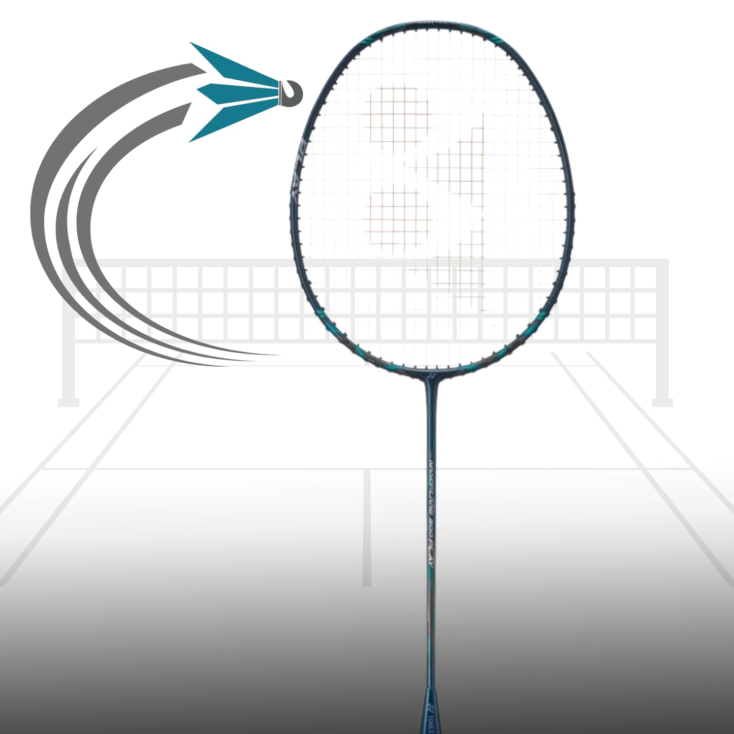 Yonex Nanoflare 800 Play Strung Badminton Racquet, Deep Green - Best Price online Prokicksports.com