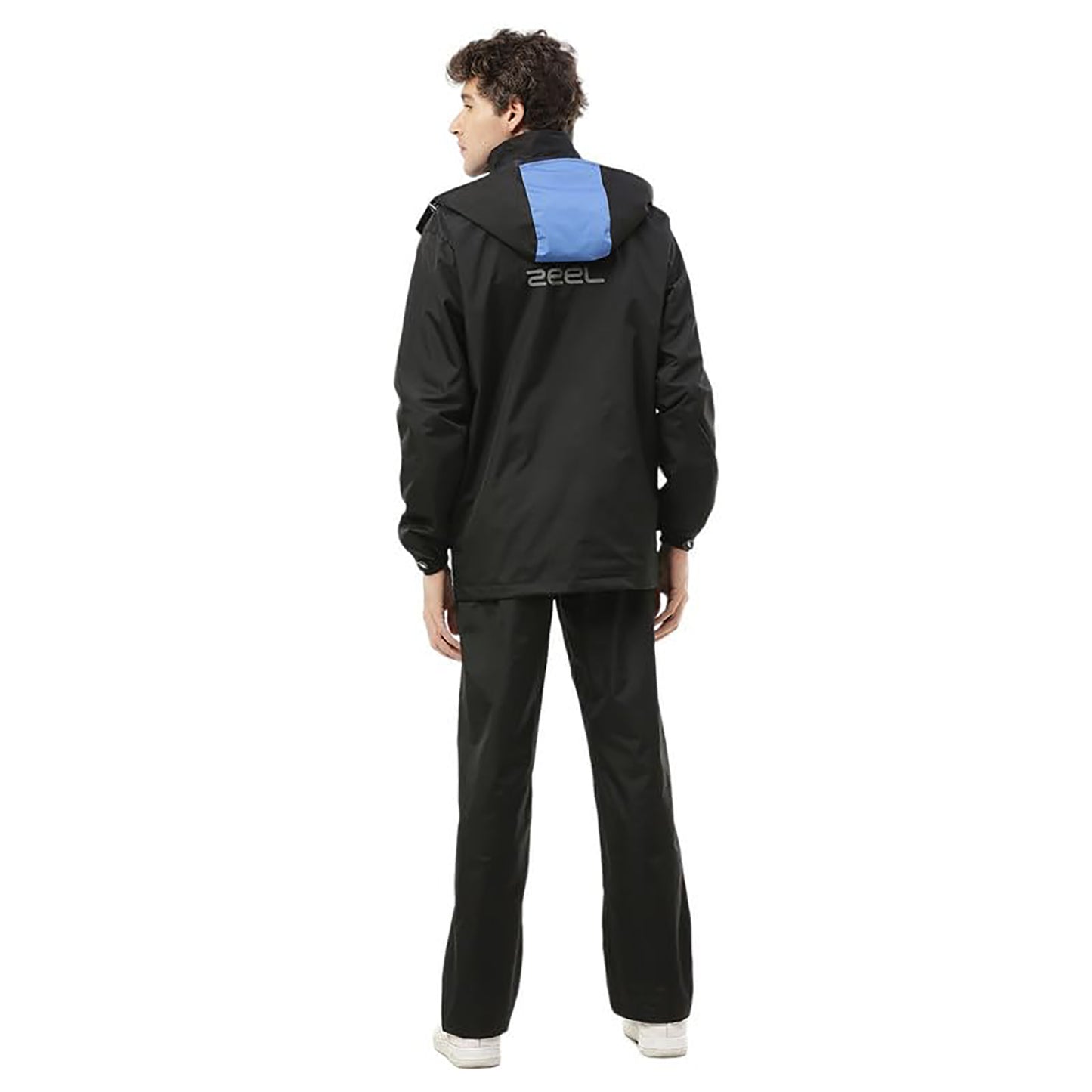 Zeel JS508 Go‑Hike Men’s Waterproof Rain Suit (Jacket + Pant) Breathable, Windproof & PVC-Coated Sealed-Seam Design with Reflective Accent - Best Price online Prokicksports.com