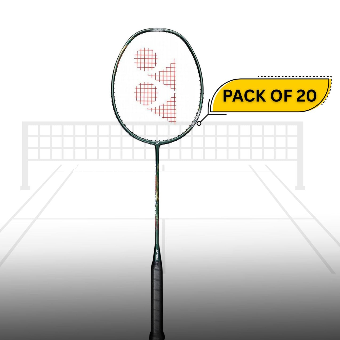 Yonex Astrox Lite 43i Strung Badminton Racquet, 5U4 - Dark Green (Pack of 20) - Best Price online Prokicksports.com