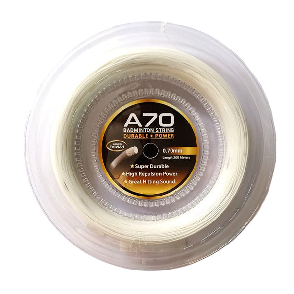 Li-Ning A 70 Badminton 200 Mtrs String Roll, White (Made in Taiwan) - Best Price online Prokicksports.com