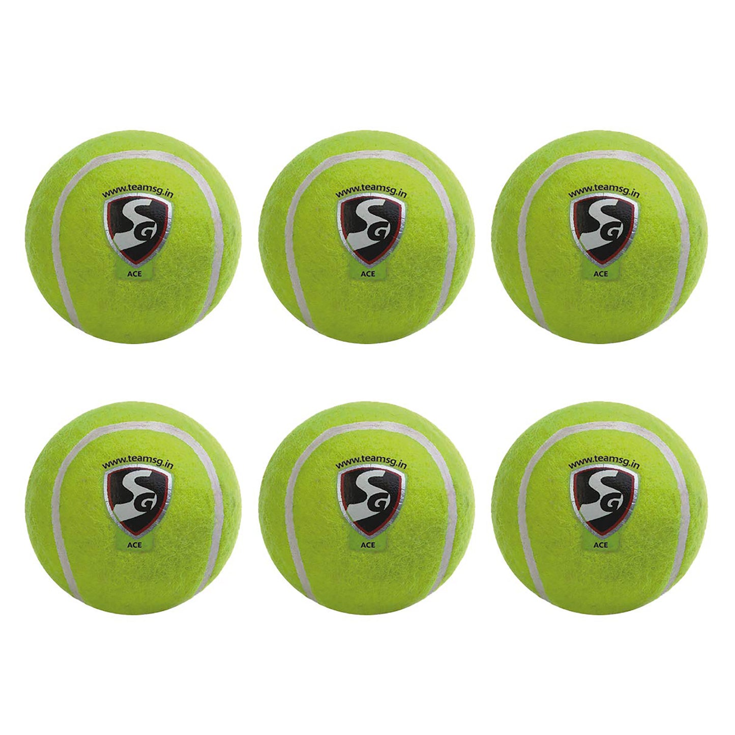 SG Lightweight Yellow Tennis Cricket Ball for Practice, Gully Cricket, Training, Kids & Beginners – Soft, High Bounce, Safe Outdoor Play Ball - Best Price online Prokicksports.com
