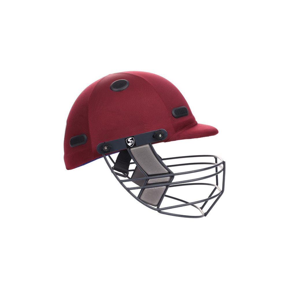SG Ace Tech Professional Cricket Helmet – Lightweight Protective Helmet with Steel Grill and Ventilation for Comfortable Head Safety During Batting - Best Price online Prokicksports.com