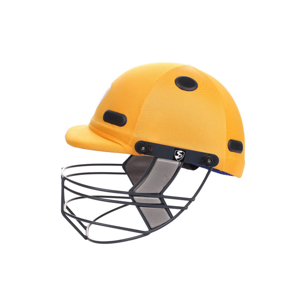 SG Ace Tech Professional Cricket Helmet – Lightweight Protective Helmet with Steel Grill and Ventilation for Comfortable Head Safety During Batting - Best Price online Prokicksports.com