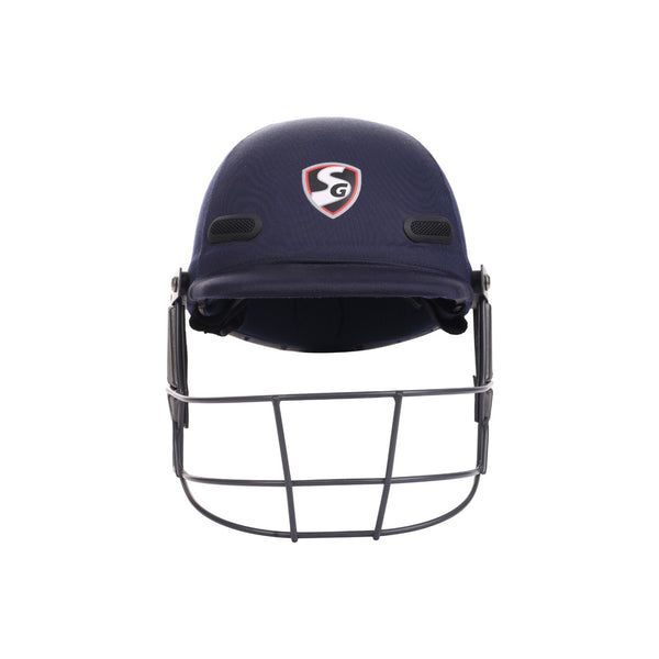 SG Ace Tech Professional Cricket Helmet – Lightweight Protective Helmet with Steel Grill and Ventilation for Comfortable Head Safety During Batting