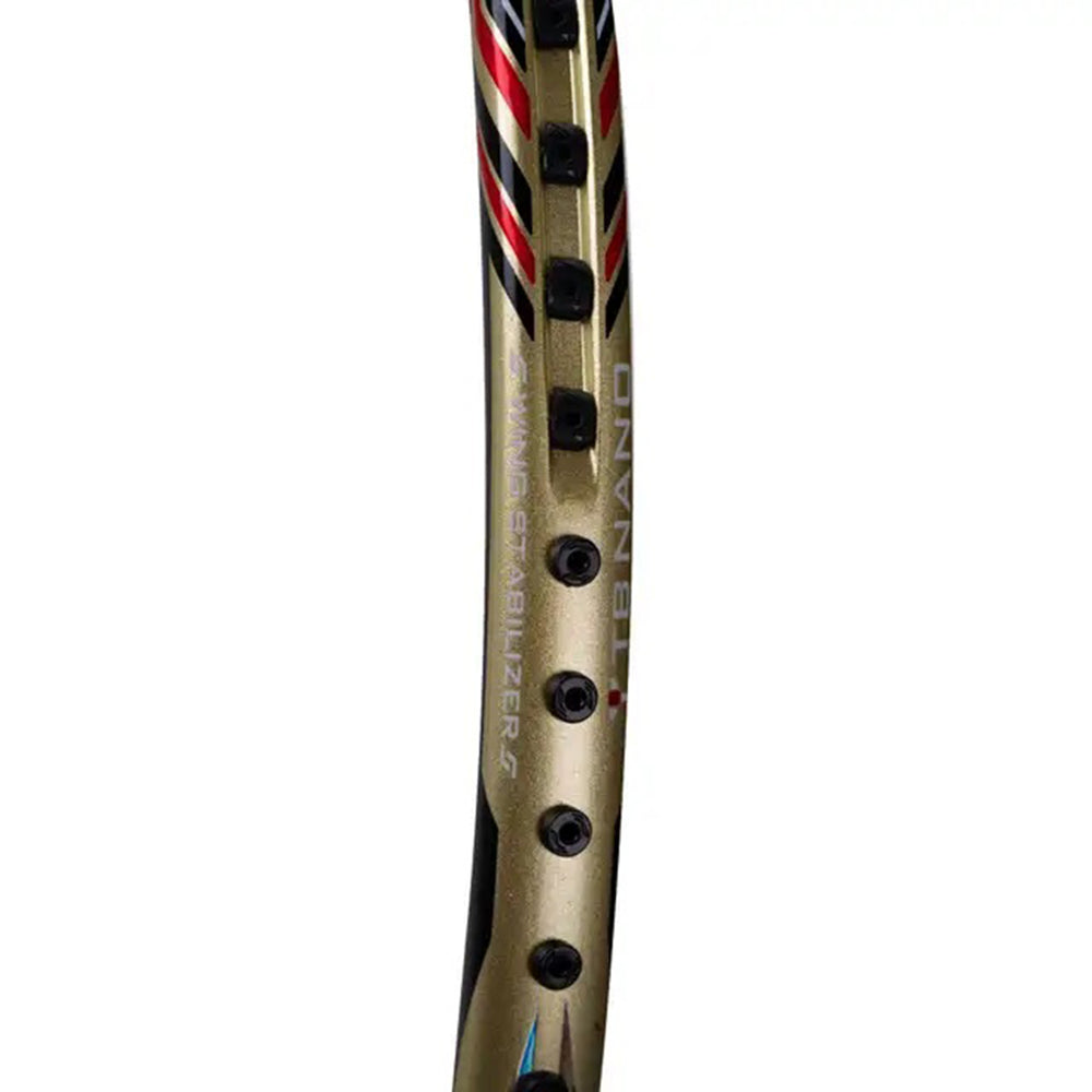 Li-Ning Aeronaut 9000C Badminton Racket | 4UG6 Unstrung Professional Racquet for Power & Control | Golden | Ultra-Strong Carbon Fiber Frame | High-Tension Support - Best Price online Prokicksports.com