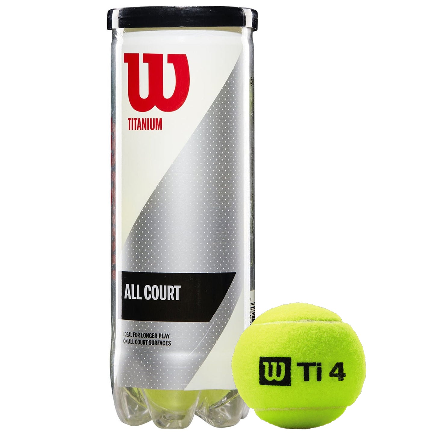Wilson Titanium All Court Tennis Balls Carton (24 Cans) - Best Price online Prokicksports.com
