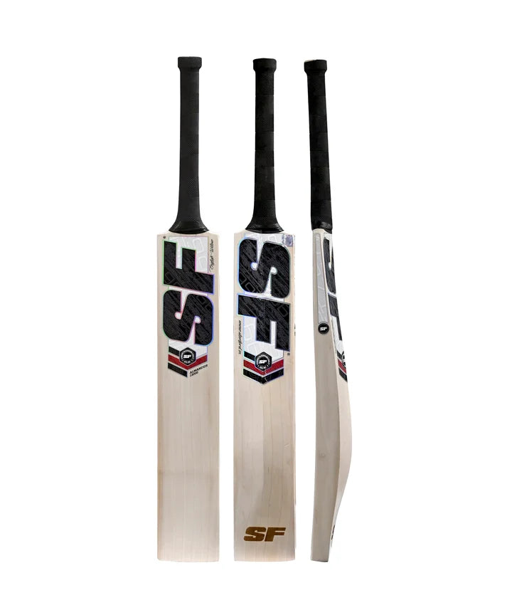 SF Almandus 12000 English Willow Cricket Bat | Grade 2 Hand-Crafted, Mid-Blade Swell, Generous Edges, Outstanding Pickup, SH, With Padded Cover - Best Price online Prokicksports.com