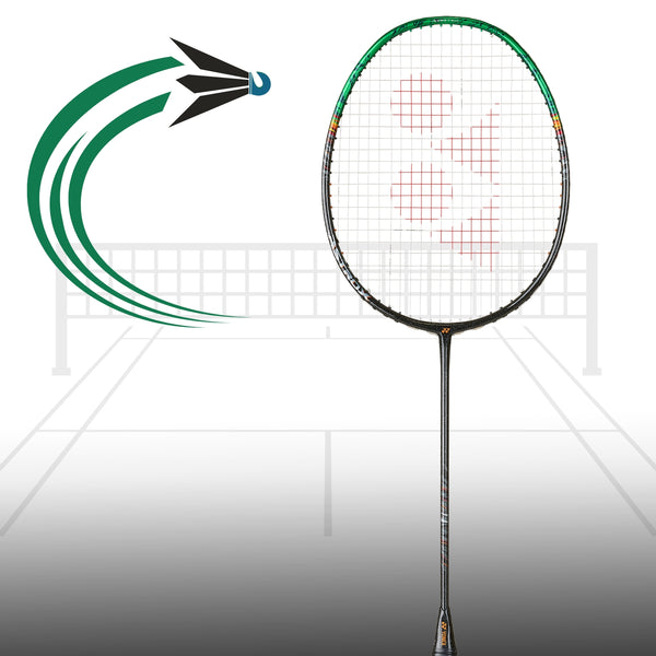 Yonex Astrox 99 Pro 3rd Gen Unstrung Badminton Racquet – Black/Green 4U5 | Head-Heavy Power Racket | Graphite Frame for Advanced Players
