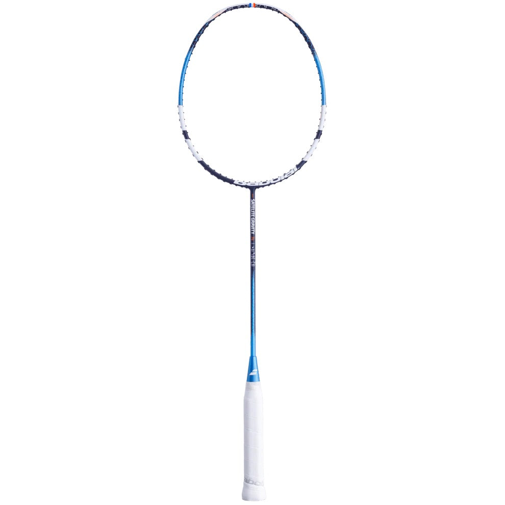 Babolat Satelite Gravity 74 Strung Badminton Racquet - Lightweight Performance Racquet, Blue/Black (Unisex) - Best Price online Prokicksports.com