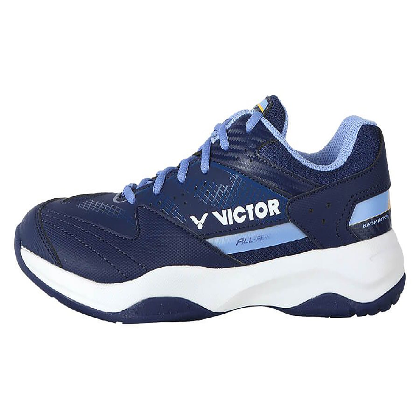 VICTOR A301-B All-Around Badminton Shoes For Wide Foot U-Shape 3.0(Medieval Blue) - Best Price online Prokicksports.com