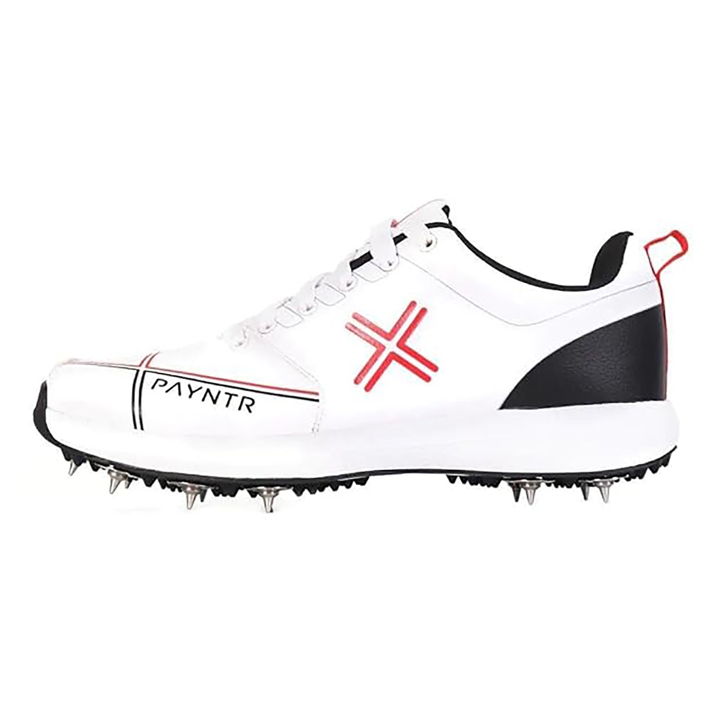 Payntr Metal Spike Cricket Shoes – Lightweight Professional Cricket Spikes with Superior Grip, Comfort & Support for Turf Pitch Matches and Training - Best Price online Prokicksports.com