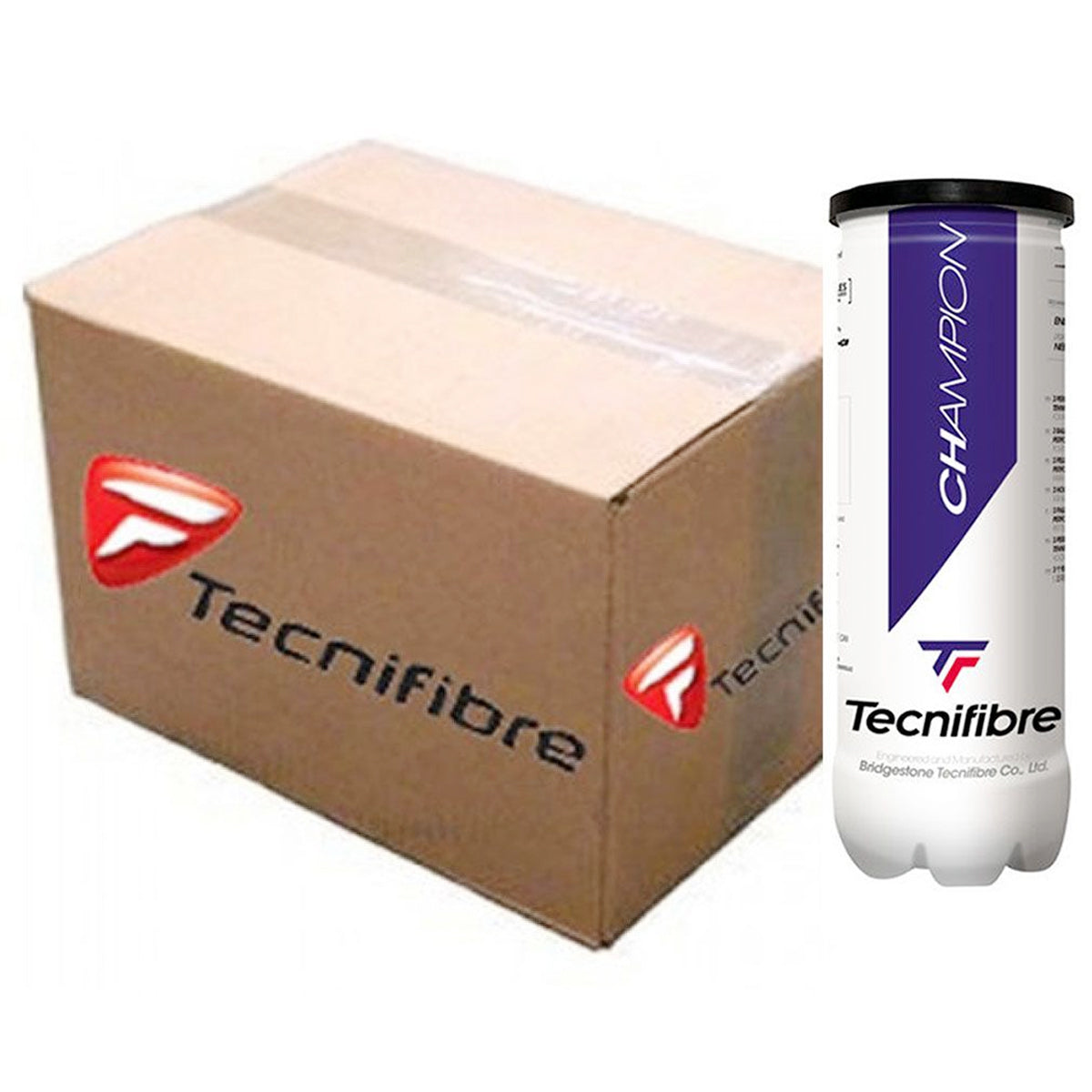 Tecnifibre Champion Balls Carton (24 Cans) - Best Price online Prokicksports.com