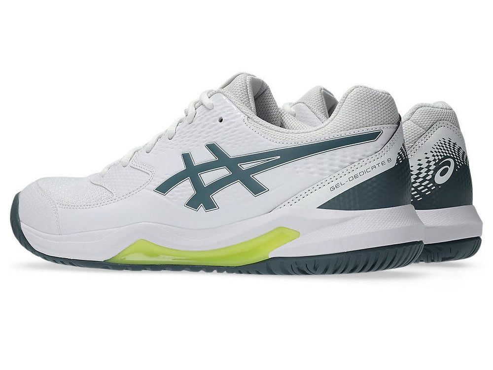 ASICS GEL-DEDICATE 8 Men’s Tennis Shoes | TRUSSTIC Support, Wrap-Up Outsole & Synthetic Leather Upper for Court Stability