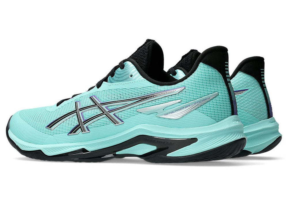 Asics Netburner Ballistic FF 4 Men’s Indoor Court Shoes | Volleyball Speed Machine with SPEEDTRUSS Acceleration, 3D-Modelled PRECISION SOLE Grip & 15 mm Drop FLYTEFOAM Comfort