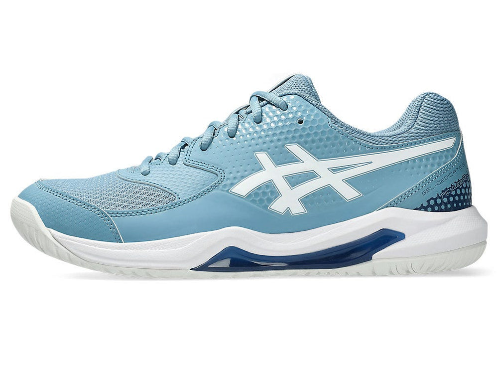 Asics Gel-Dedicate 8 Pickleball Shoes for Men | Stay Centred, Move Freely – TRUSSTIC Stability, Wrap-Up Outsole & Locked-In Synthetic Leather Upper for Quick Side-to-Side Play - Best Price online Prokicksports.com