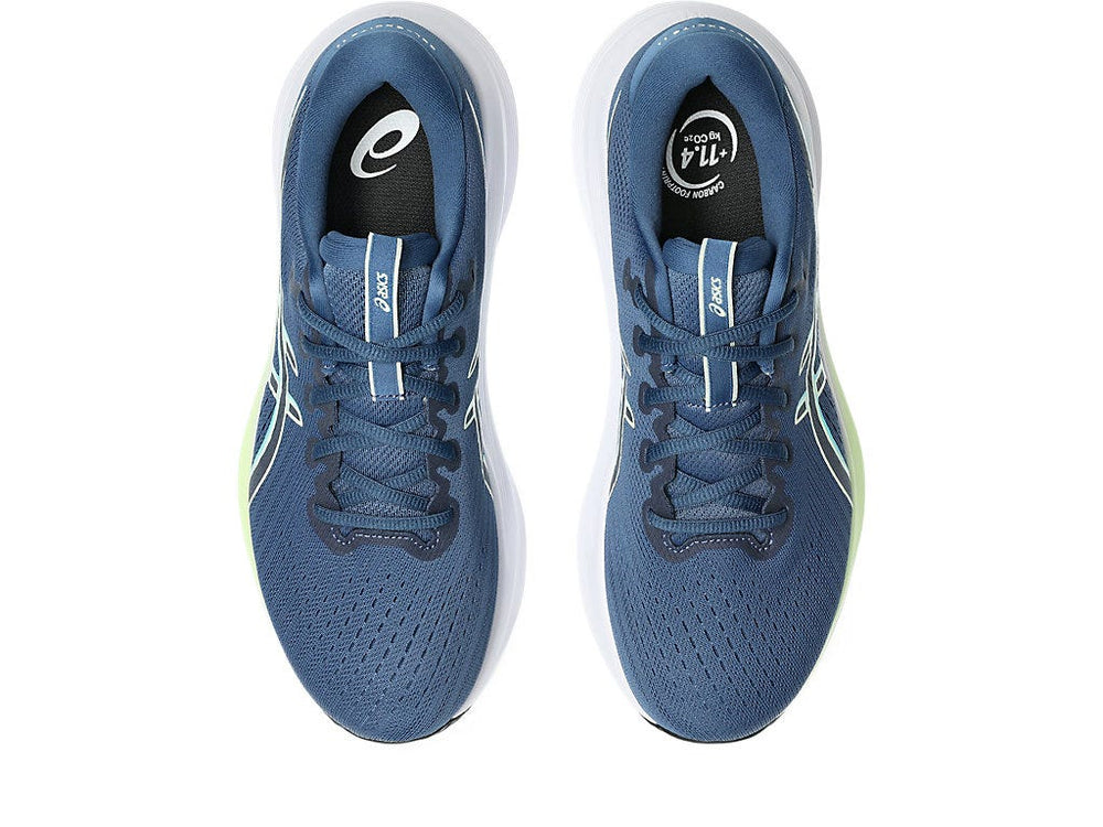 Asics Gel-Excite 11 Men’s Running Shoes | Grand Shark/Illuminate Yellow, Synthetic Fibre Upper, Rubber Outsole, Everyday Running & Training Shoes
