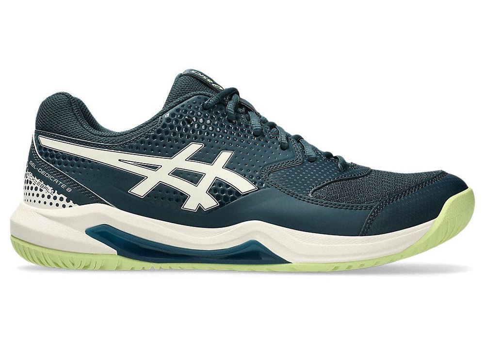 Asics Gel-Dedicate 8 Pickleball Shoes for Men | Stay Centred, Move Freely – TRUSSTIC Stability, Wrap-Up Outsole & Locked-In Synthetic Leather Upper for Quick Side-to-Side Play - Best Price online Prokicksports.com