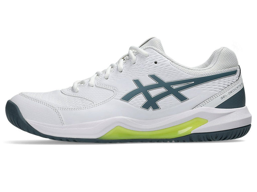 ASICS GEL-DEDICATE 8 Men’s Tennis Shoes | TRUSSTIC Support, Wrap-Up Outsole & Synthetic Leather Upper for Court Stability