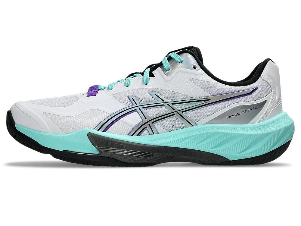 Asics Sky Elite FF 4 Men’s Indoor Court Shoes – Jump Higher, Land Softer | RISETRUSS Jump Power, FF BLAST MAX Cushioning & DYNALACING Wrap for Elite Volleyball Play