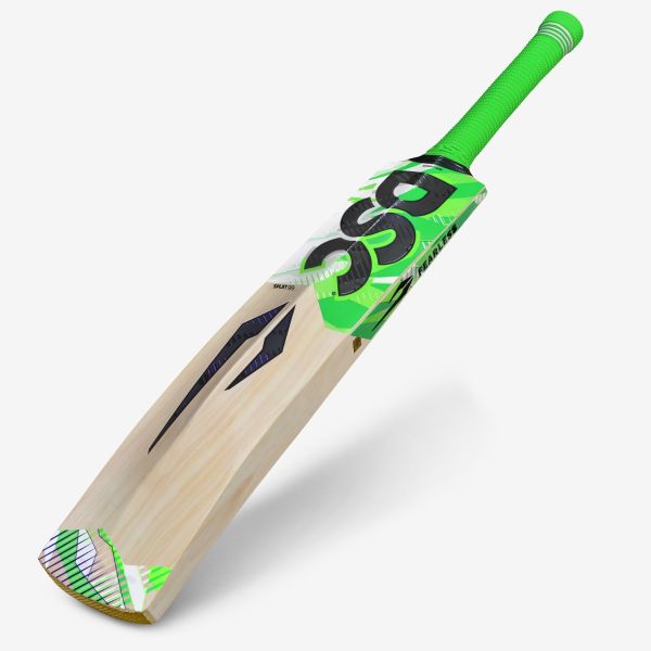 DSC Spliit 99 Kashmir Willow Cricket Bat - Size 6 | Mid Profile, Pronounced Bow & Extended Power Zone